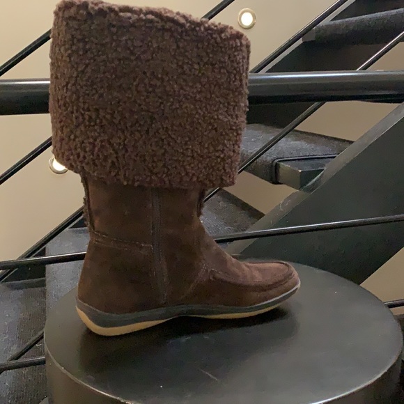 SOLD Nine West shearling boots adjustable warm boots(sales pending) - Picture 3 of 5